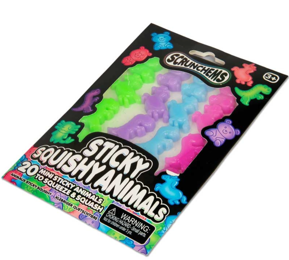 SCRUNCHEMS MINI STICKY SQUISHYS ASSORTED