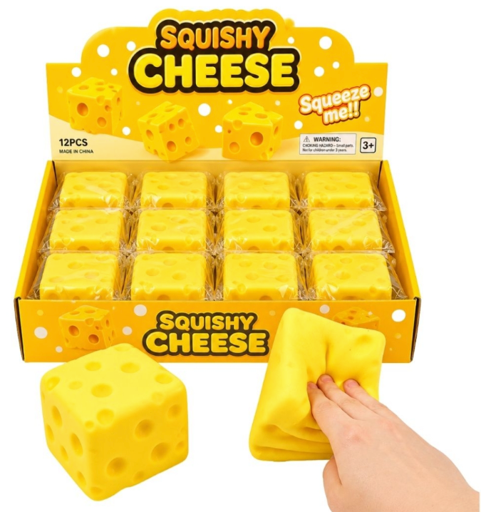 Slow Rise Squishy Cheese Large | 7cm