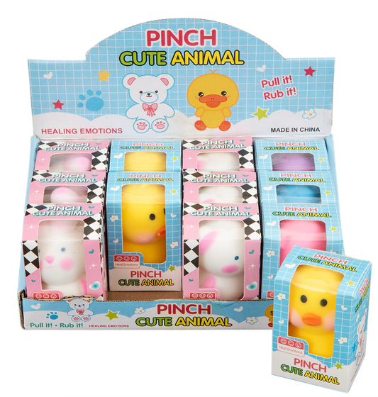 9CM PINCH ME ANIMALS