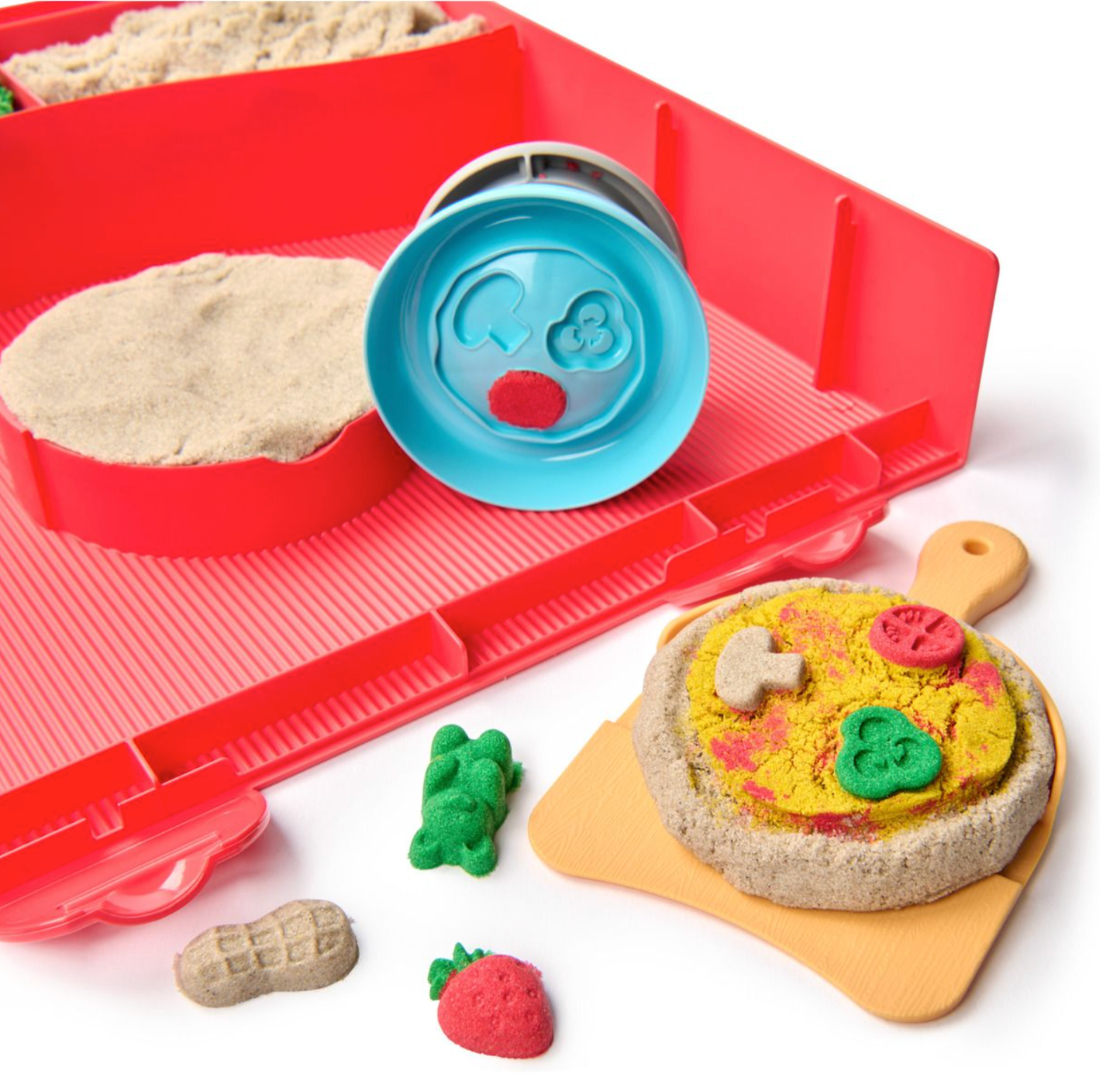 Kinetic Sand Squish Pizza