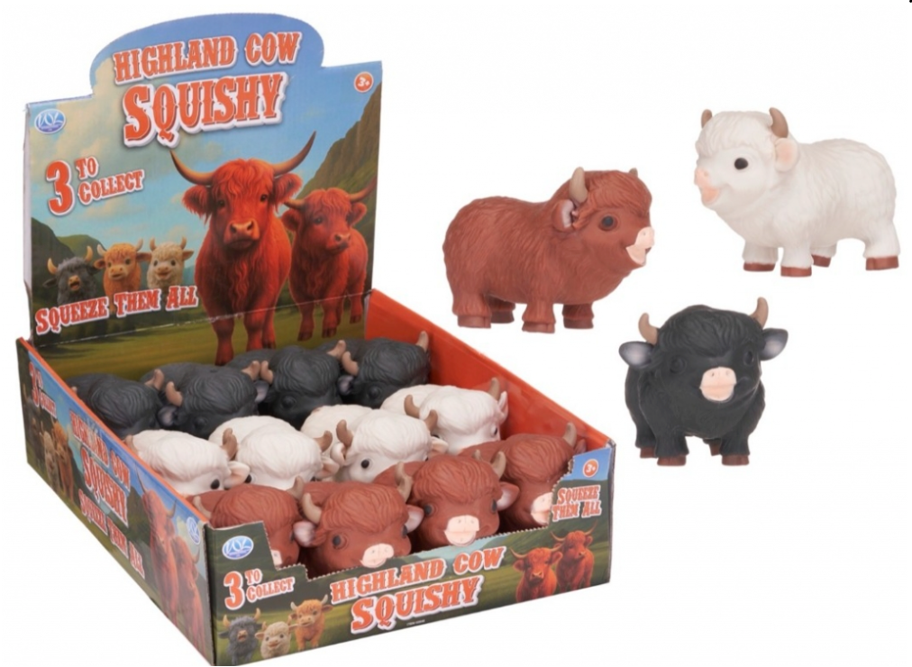 Highland Cow Squishy 13cm