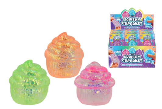 Squishy Glitter Maltose Cakes 3 Asst Wbx Dbx
