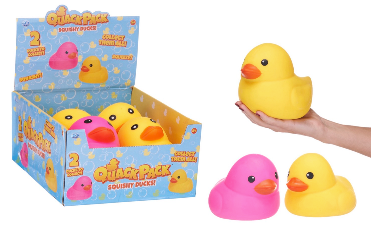 16CM SQUISHY DUCK 2 ASST (DB)