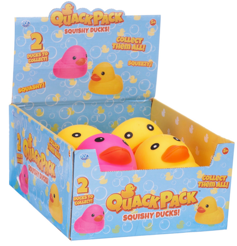 16CM SQUISHY DUCK 2 ASST (DB)