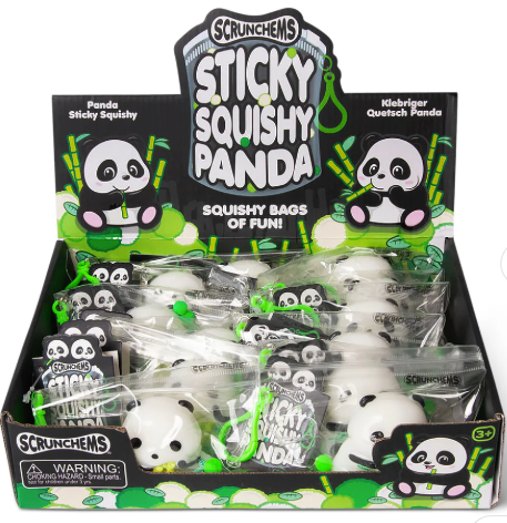 SCRUNCHEMS STICKY SQUISHY PANDA