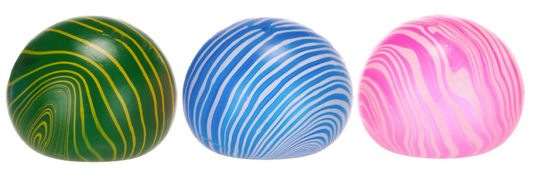 6CM SQUEEZY MALTOSE MARBLE BALL 3 ASST