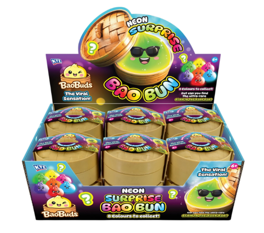 Neon/Glow In The Dark Bao Buns In Dumpling Case & Dbx
