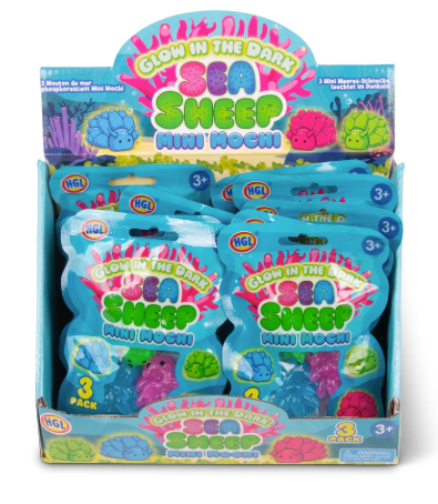 SEA SHEEP GLOW IN THE DARK MINI MOCHIS 3PK