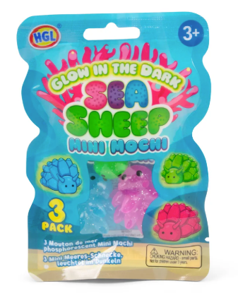 SEA SHEEP GLOW IN THE DARK MINI MOCHIS 3PK