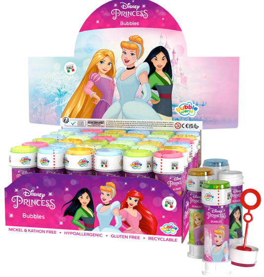 Disney Princess Bubble Tubes (60ml)