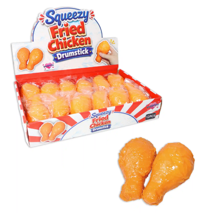5cm SQUEEZY FRIED CHICKEN DRUMSTICK