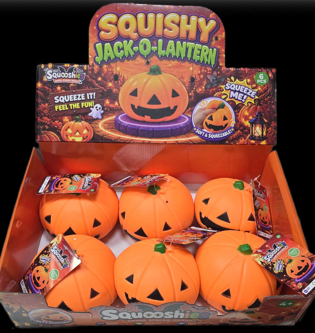 Squooshies Jumbo Jack O Lantern