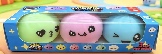 Squishy Dumpling Bao Bun Pack of 3