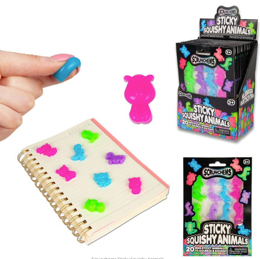 Scrunchems Sticky Squishy Animals