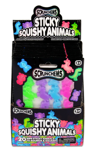 Scrunchems Sticky Squishy Animals