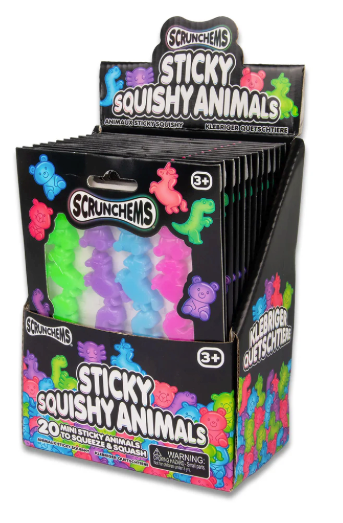 Scrunchems Sticky Squishy Animals