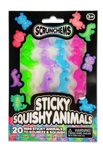 Scrunchems Sticky Squishy Animals