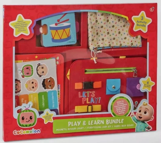 CoComelon Play and Learn Children's Fun Activity Bundle