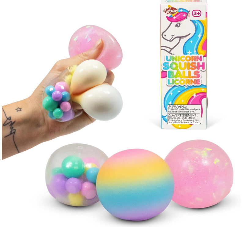 SCRUNCHEMS UNICORN DIDDY SQUISH BALLS - 3 Pack