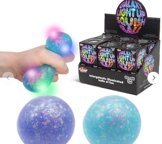 SCRUNCHEMS GALAXY LIGHT UP SQUISH BALL
