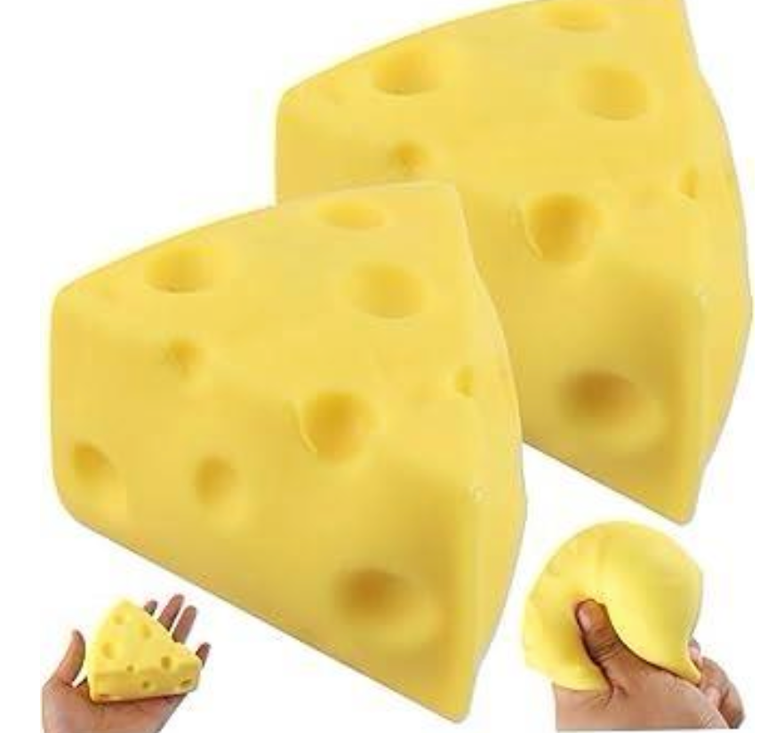 7.5cm Triangle Cheese Wedge Squishy