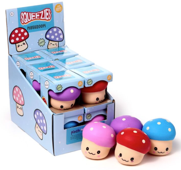 Maltose Squeezy Mushroom Stress Toy