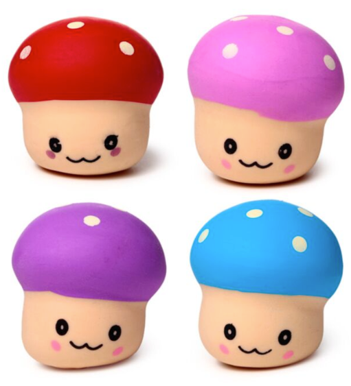 Maltose Squeezy Mushroom Stress Toy