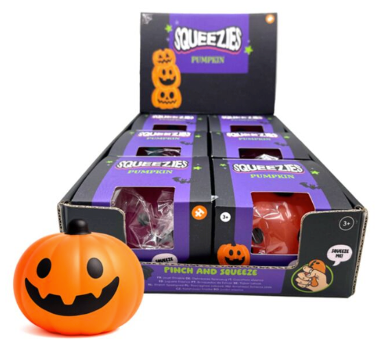 Maltose Squeezy Spooky Pumpkin Stress Toy