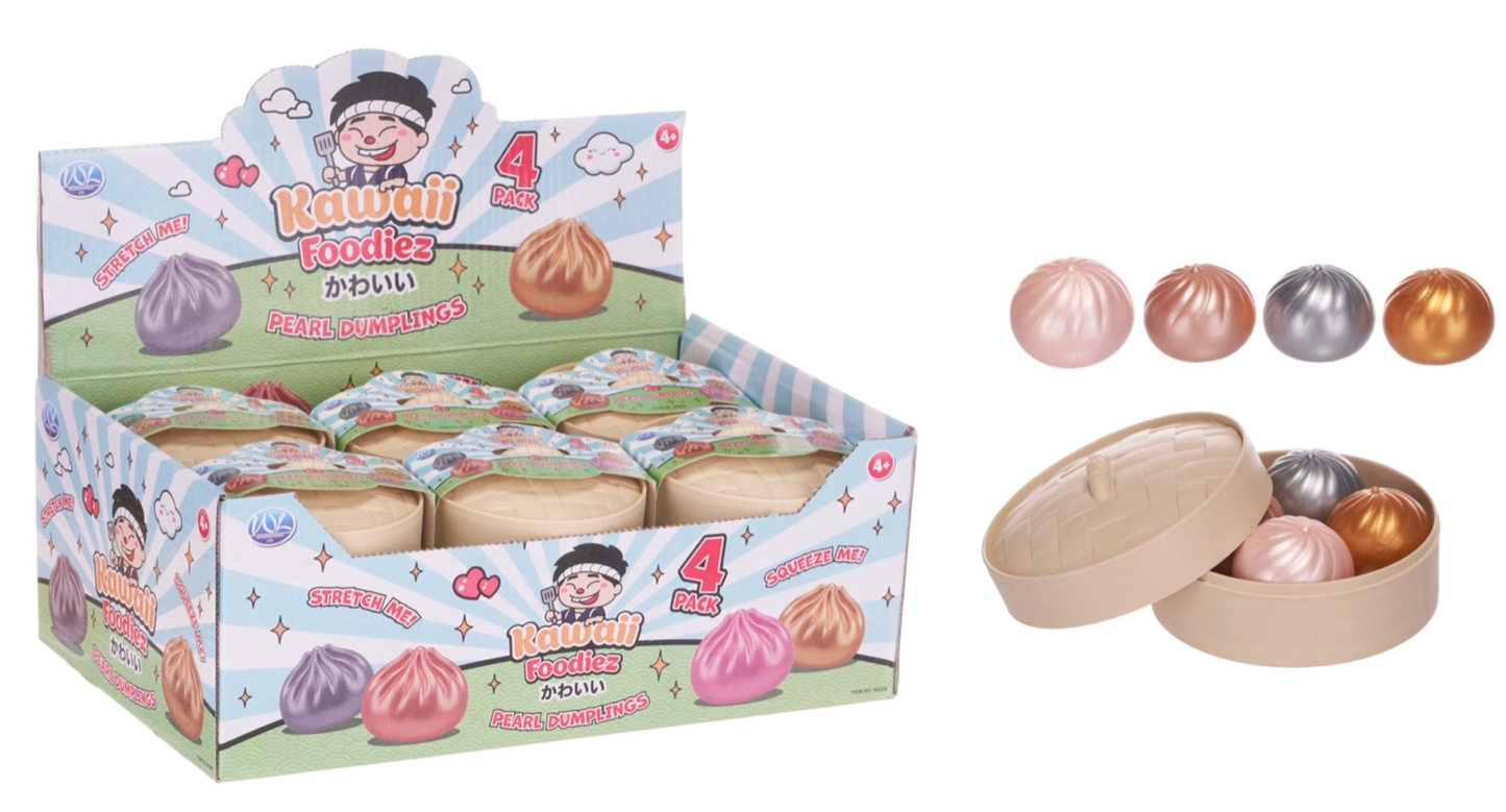 4PK 3.5CM PEARL DUMPLINGS (DB) KAWAII FOODIEZ