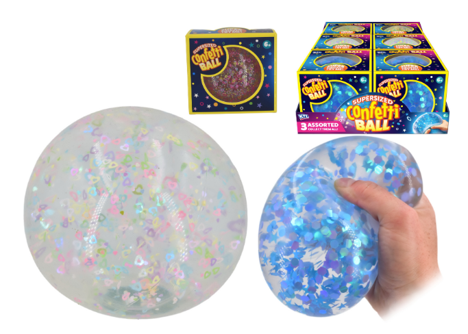 120mm Confetti Ball In Display Box - 800g