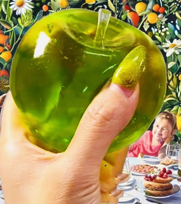8cm Maltose Assorted Apple