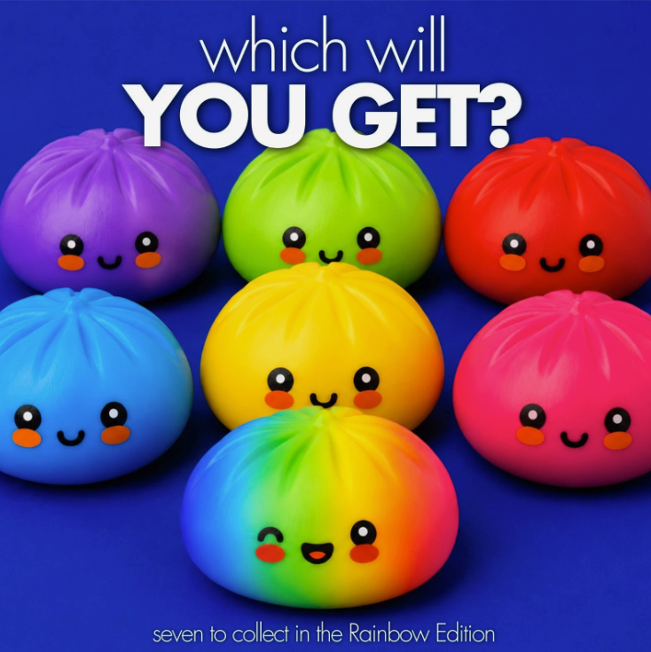 RMS Crazy Fun Rainbow Mystery Squishy Dumpling