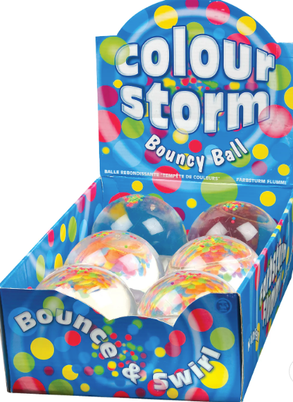 COLOUR STORM BOUNCY BALL