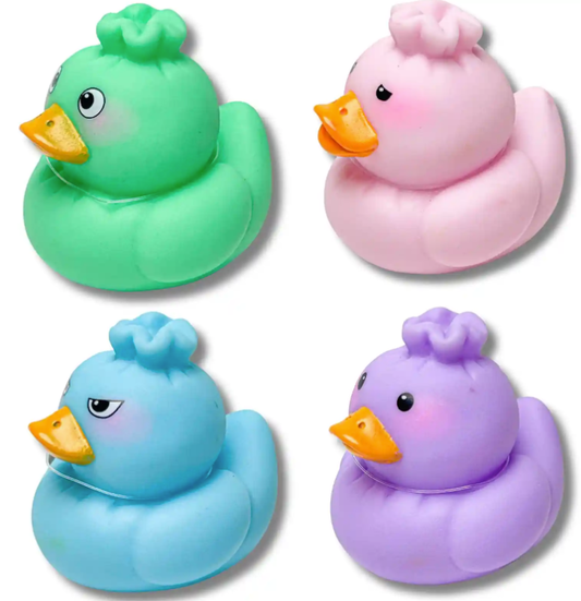 6CM DUMPLING PASTEL DUCK QUACKERZ 4 COLS