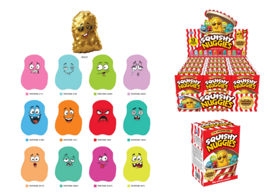 The Orignal Squishy Nuggies In Blind Bag/Box/Cdu