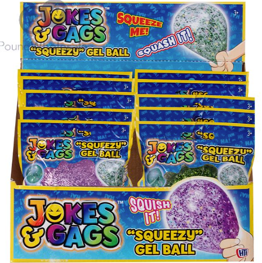 Jokes and Gags Squeezy Gel Ball