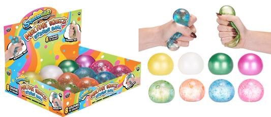60MM MALTOSE SQUEEZE STRESS BALL 8 ASST