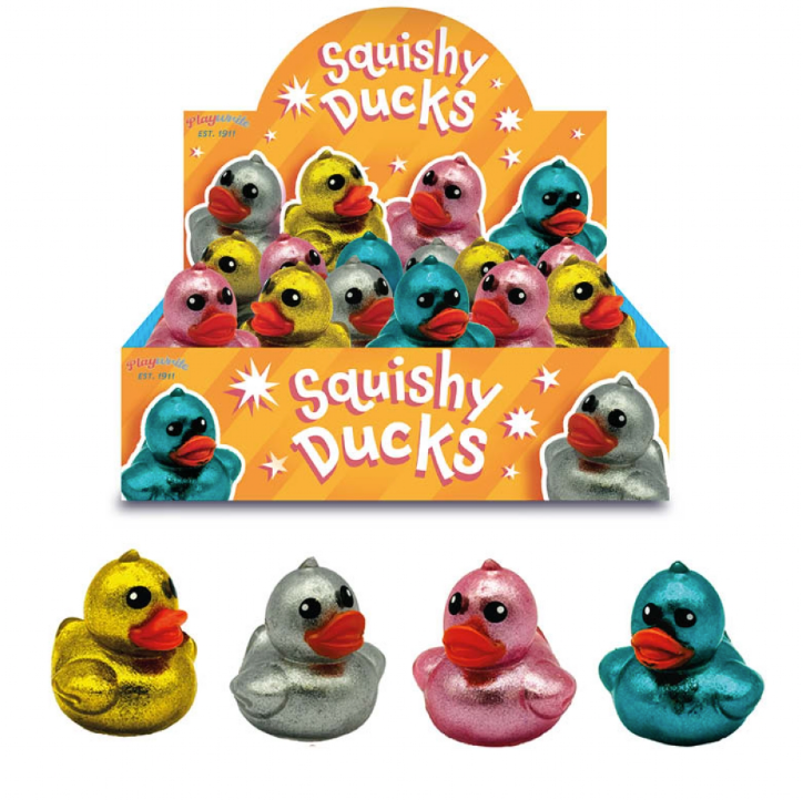 Squishy Glitter Ducks
