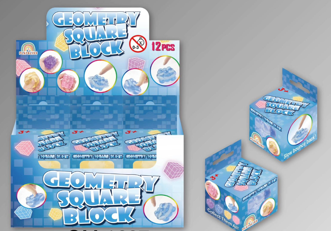Geometrt Square Bubble Block