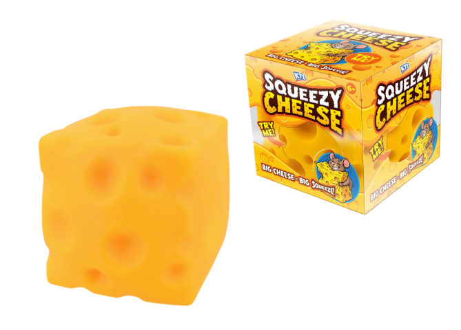 Squidgy Jumbo Cheese "Try Me" Acetate Box