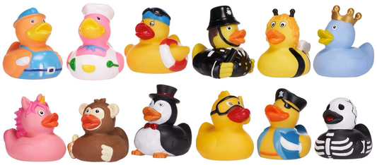 17CM FUNKY DUCK 12 ASST