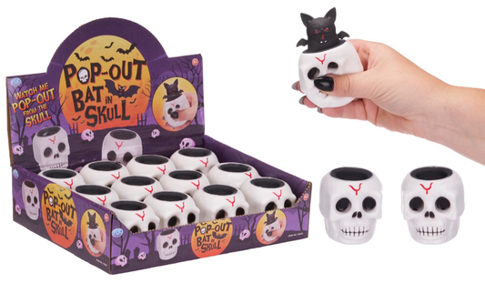 POP-OUT BAT IN SKULL (DB)