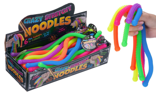 30CM CRAZY STRETCHY NOODLE 6 ASST