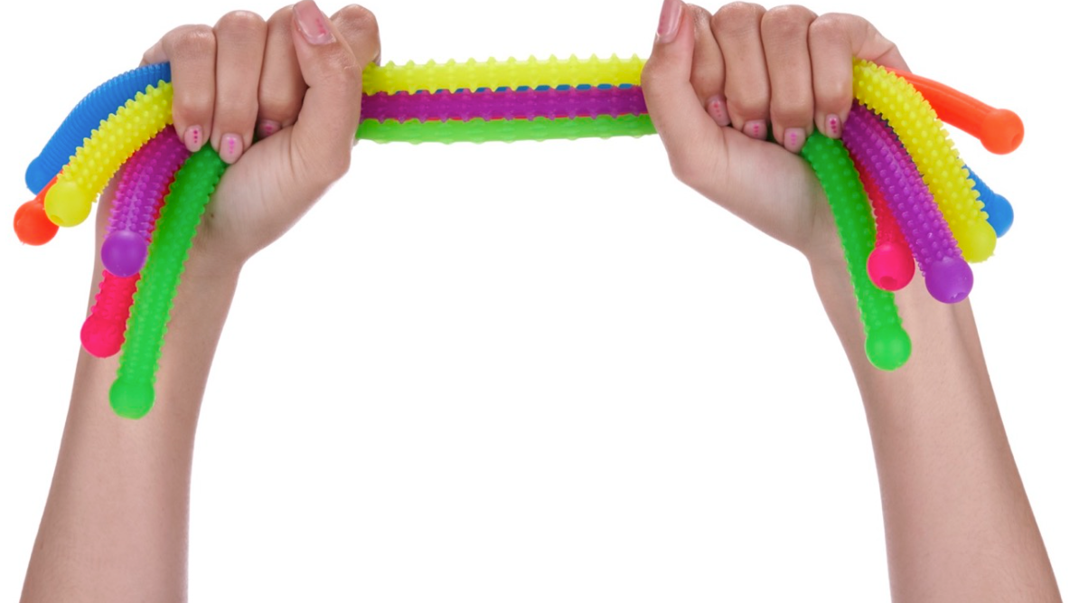 30CM CRAZY STRETCHY NOODLE 6 ASST (DB)