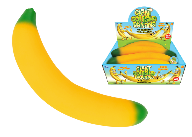 Jumbo Squishy Banana - Display Box