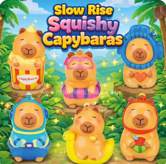 Slow Rise Squishy Capybaras 6cm