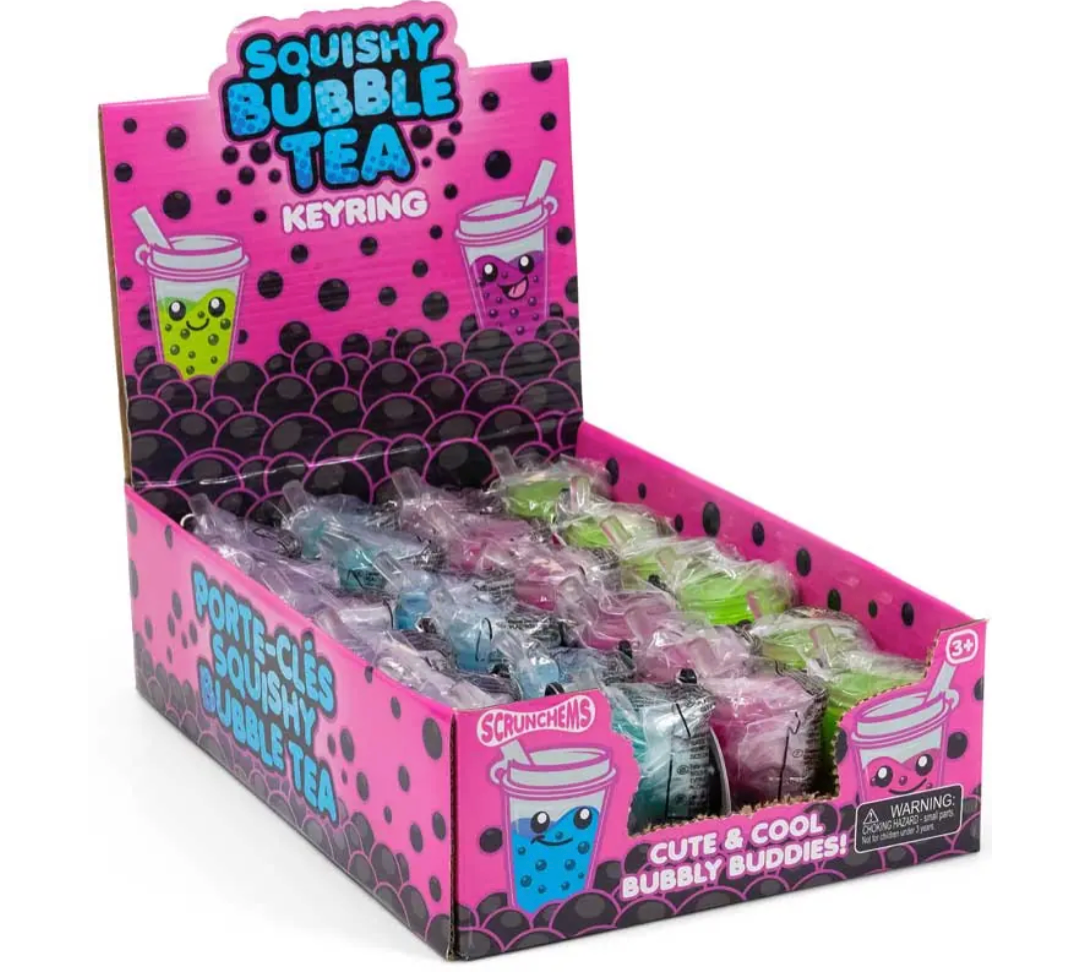 SCRUNCHEMS BUBBLE TEA KEYCHAIN