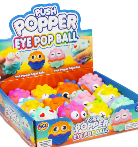 EYE POPPER FIDGET BALL
