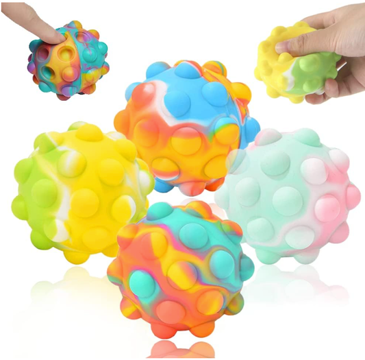 Push Pop Fidget Balls 4PCK