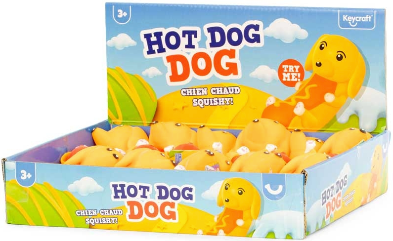 SQUEEZY HOT DOG SENSORY TOY